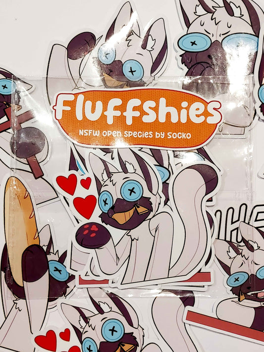 Paquet de stickers Fluffshies