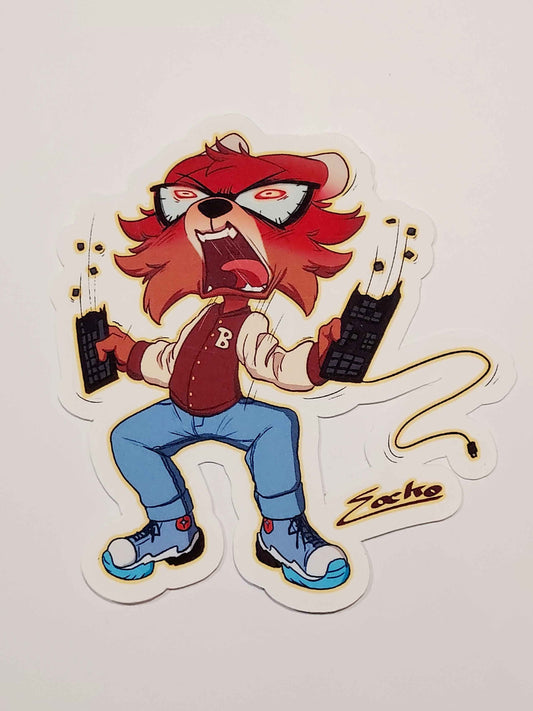 Sticker Socko Furieux